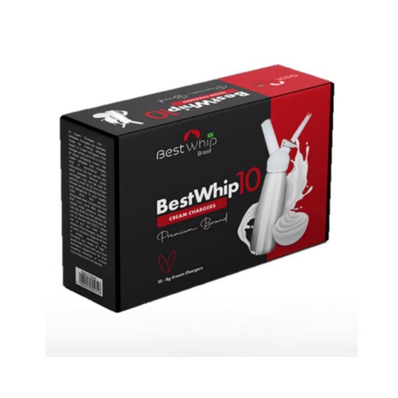 10 - 50 Cápsulas Bestwhip para chantilly e espumas em Oferta na Shopee