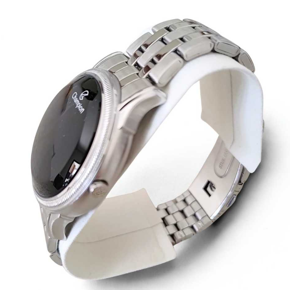 Relógio masculino digital prata Champion original Led 41mm CH40204T Resistência à Água