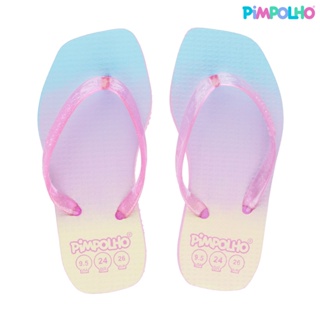 Chinelo Quadradinho Slim Rosa Degrade Feminino Pimpolho em Oferta na Shopee