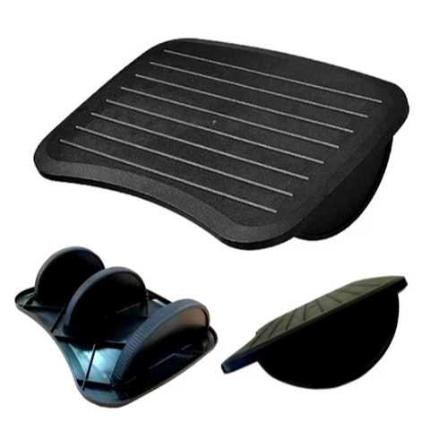 Apoio  Ergonômico Descanso para Pés AP25 Preto MASTICMOL