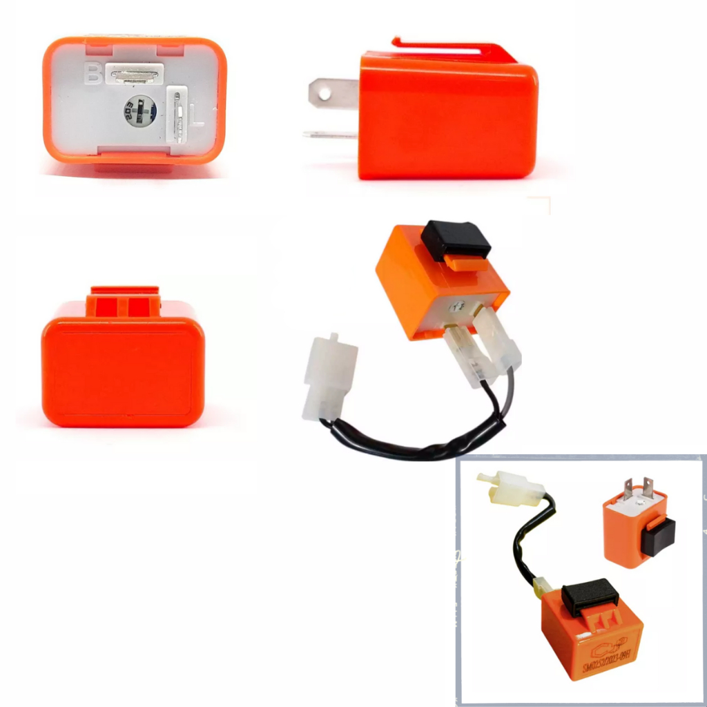 Rele Regulavel Para Pisca Setas de Led Moto 2 Pinos 12v Universal