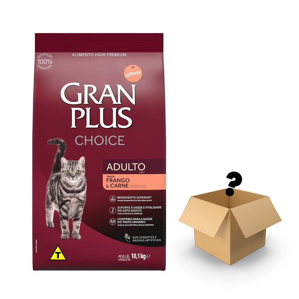 Ração Gran Plus Gatos Choice Frango E Carne - 10,1Kg + Item em Oferta na Shopee
