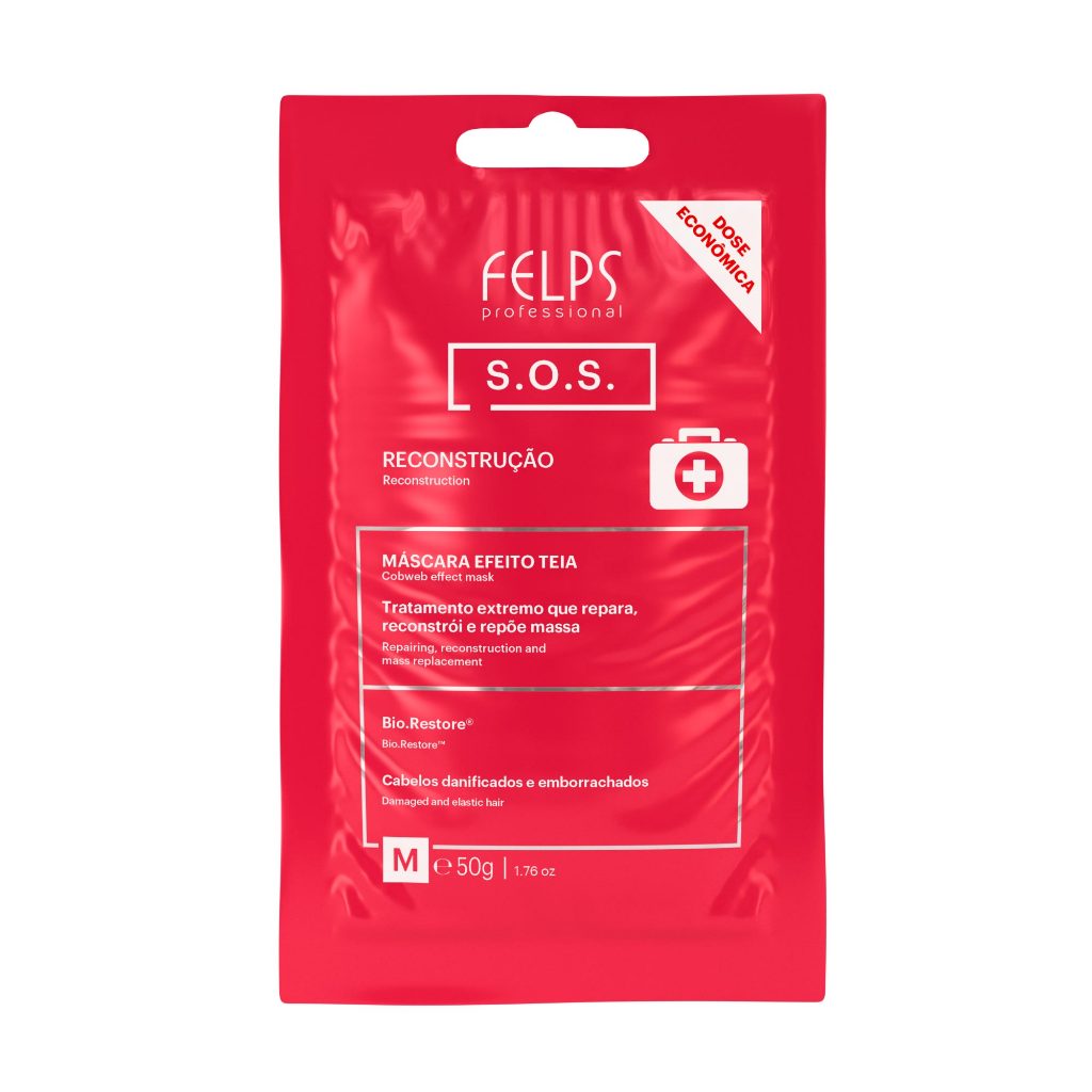 Máscara SOS Reconstrução Sachê Dose Econômica - 50g em Oferta na Shopee