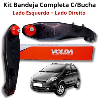 kit Completo Bandeja Dianteira C/Pivô + Bucha Para Chery Face 1.3 16v 2010 Em Diante e Chery S-18 1.3 16v 2012 Em Diante em Oferta na Shopee
