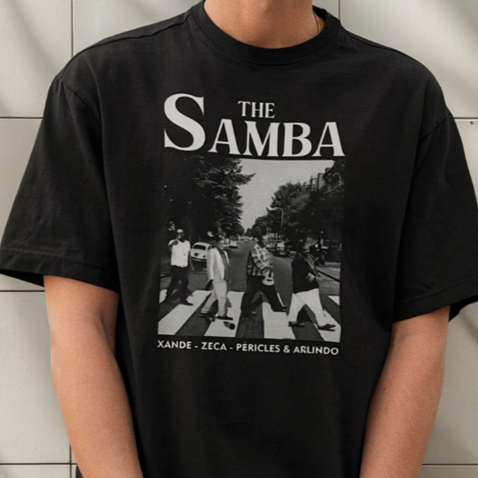 Camiseta The Samba Cantores Xande Arlindo Zeca Pericles Lendas Musica 100% Algodão