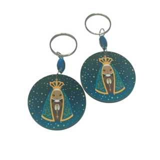 Kit  Chaveiros Mdf Nossa Sra Aparecida Lembrancinha Igreja em Oferta na Shopee