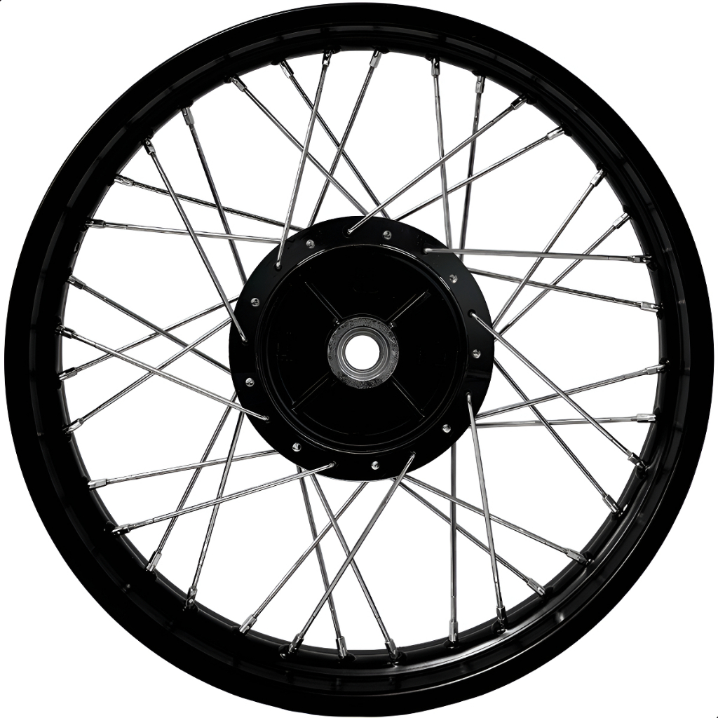 Roda Traseira ARO 17 Aro Cubo Preto Biz 100 Biz 110 Biz 125 4mm Cromados ou Inox