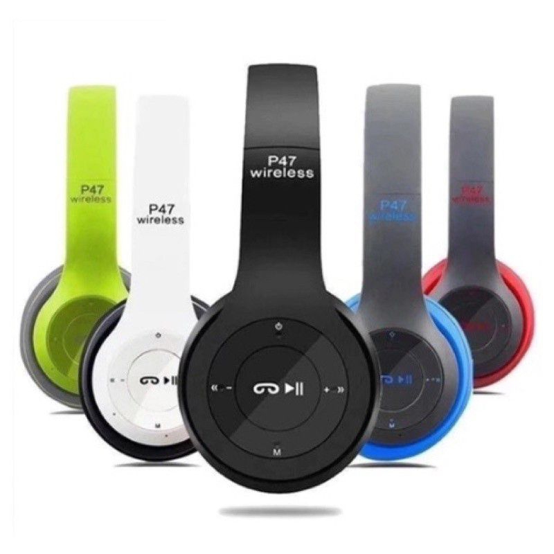 Fone P47 Headphone Sem Fio Estéreo Redução de Ruídos Bluetooth 5.0 Universal em Oferta na Shopee