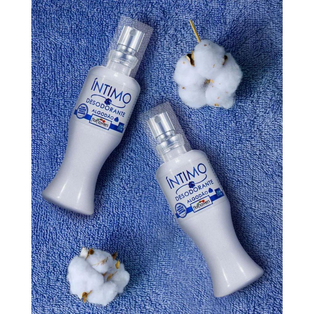 DESODORANTE ÍNTIMO SPRAY UNISSEX - AROMA ALGODÃO 35ml HOT FLOWERS