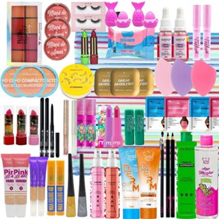 Maquiagem para Revenda Mega Kit com 60 Itens em Oferta na Shopee