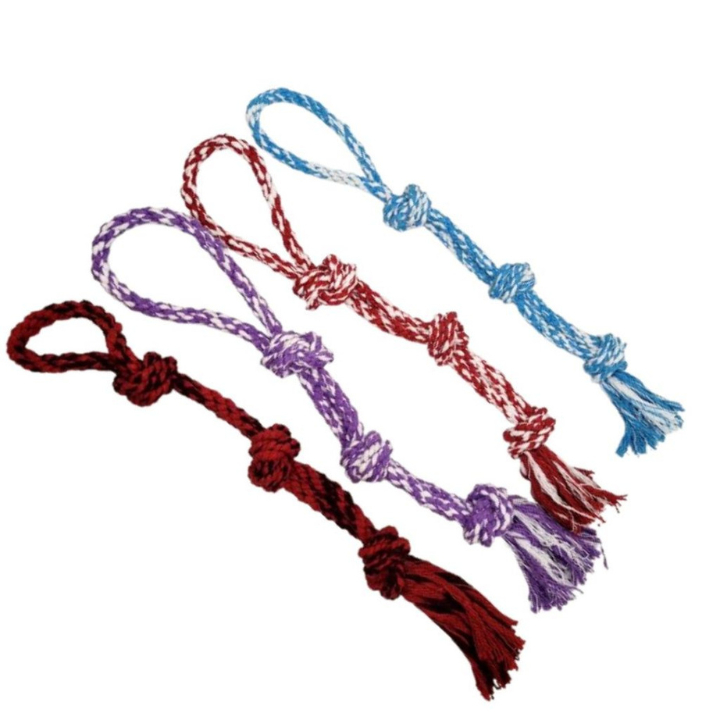 Brinquedo Mordedor de Corda para Cachorro – Puxador Divertido para Cabo de Guerra e Mordidas Saudáveis em Oferta na Shopee