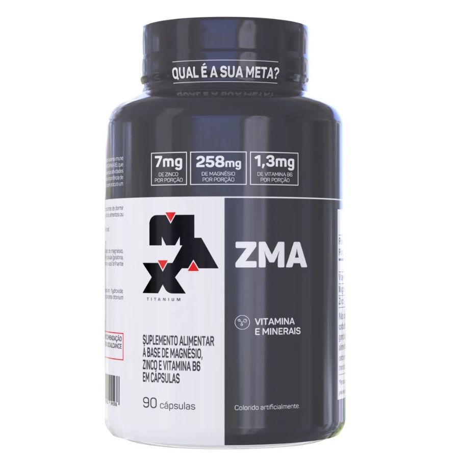Zma Vitaminas 90 Cápsulas - Max Titanium em Oferta na Shopee