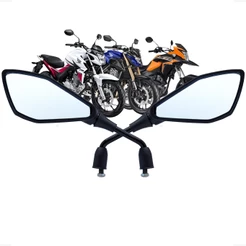 Retrovisor Modelo Z400 Honda Para 160 Titan Fan Start Cargo Cg 125 150 Twister Cb 250 Rosca Fixo