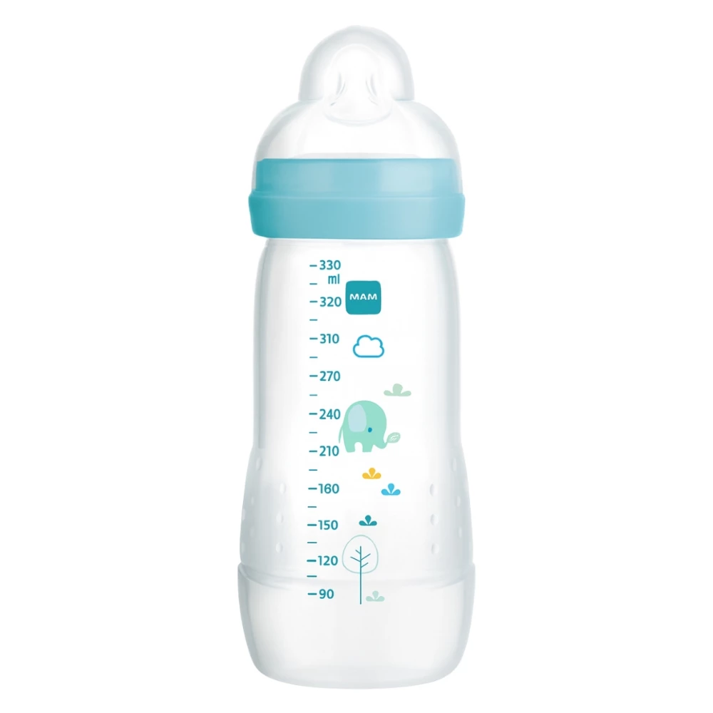 Mamadeira Mam 330ml Fashion Bottle 4m+ Azul ou Rosa 4833