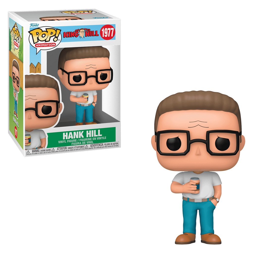 FUNKO POP KING OF THE HILL HANK HILL 1977 NOVO ORIGINAL