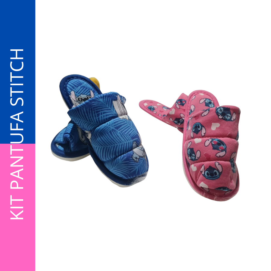 Kit 2 Pantufa chinelo de dormir Casal infantil e adulto Mãe e filho Pai e Filha Menina e Menino Marido e Mulher Irmão