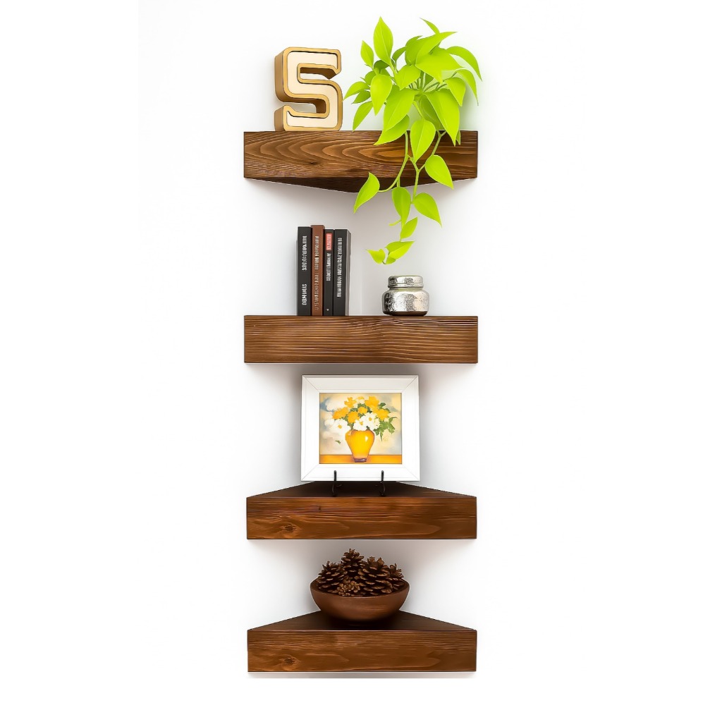 Prateleira Madeira Rústica Grossa - Comprar com Melhor Preço em Decoração