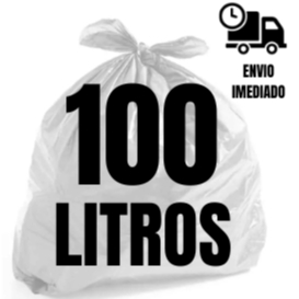 Saco de Lixo 100 Litros Cor Branco 100 Unidades Coleta Seletiva em Oferta na Shopee