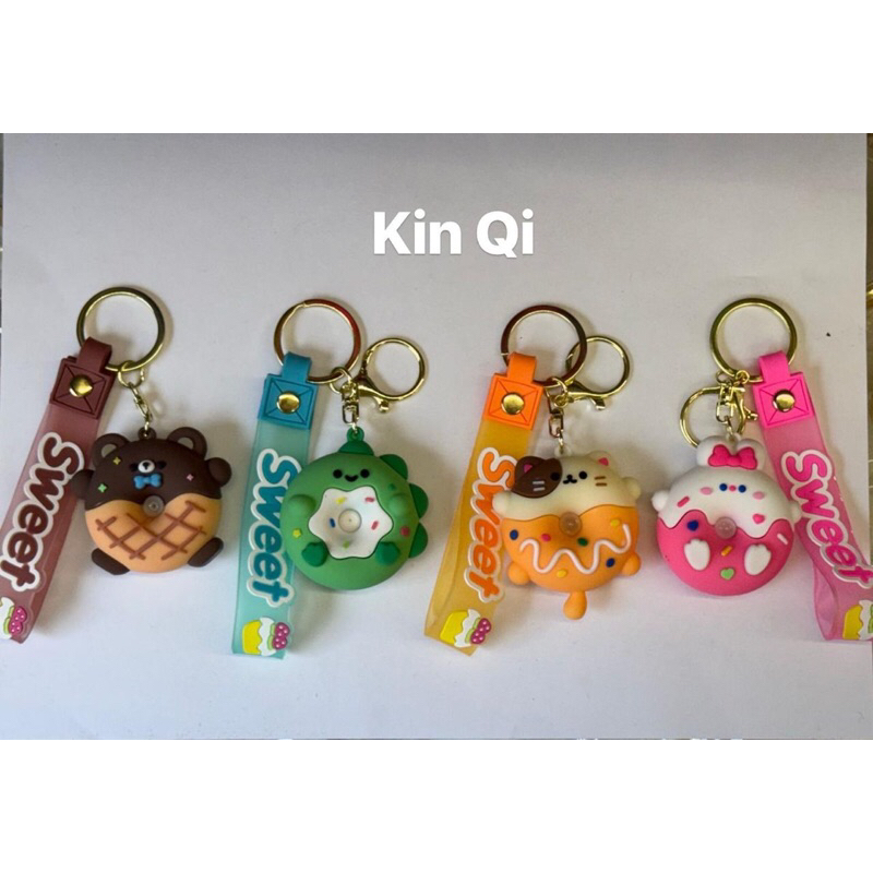 CHAVEIRO  DONUTS COLORIDO em Oferta na Shopee