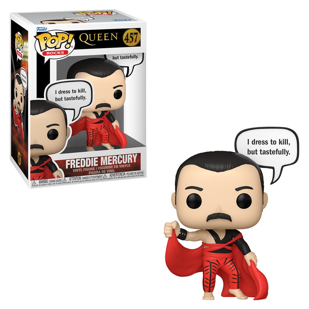 FUNKO POP ROCKS QUEEN FREDDIE MERCURY 457 NOVO ORIGINAL