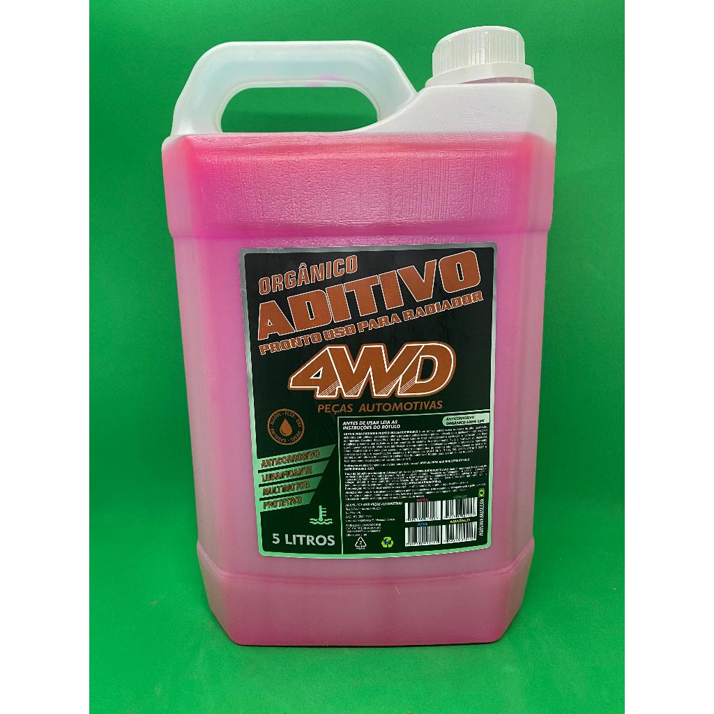 GALAO 05 LITROS ARREFECIMENTO ADITIVO ROSA PRONTO USO ORGANICO 4WD ANTI FERVURA LUBRIFICA PROTEGE MOTOR CARROS CAMINHAO em Oferta na Shopee