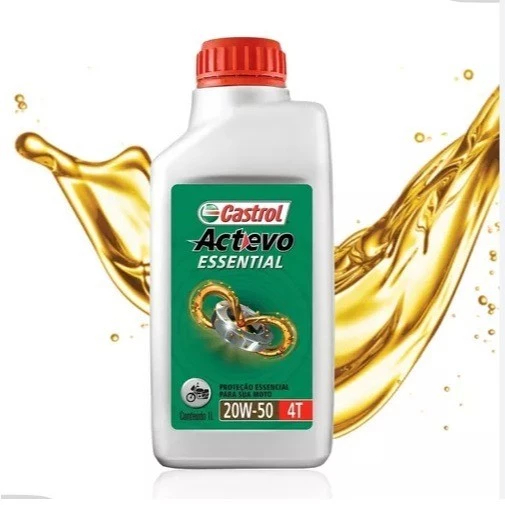 OLEO CASTROL 20W50 4T MOTOS 1L em Oferta na Shopee
