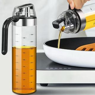 Garrafa Dispensadora de Azeite 500ml Auto Flip Cap Vidro Antivazamento para Cozinha em Oferta na Shopee