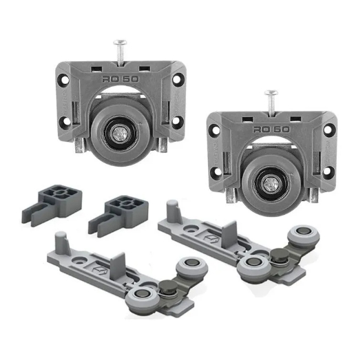 Kit Roldana Para Porta De Correr RO50 Guia Flex 1 Porta /RO50 Rometal – Roldana Inferior para Porta de Correr