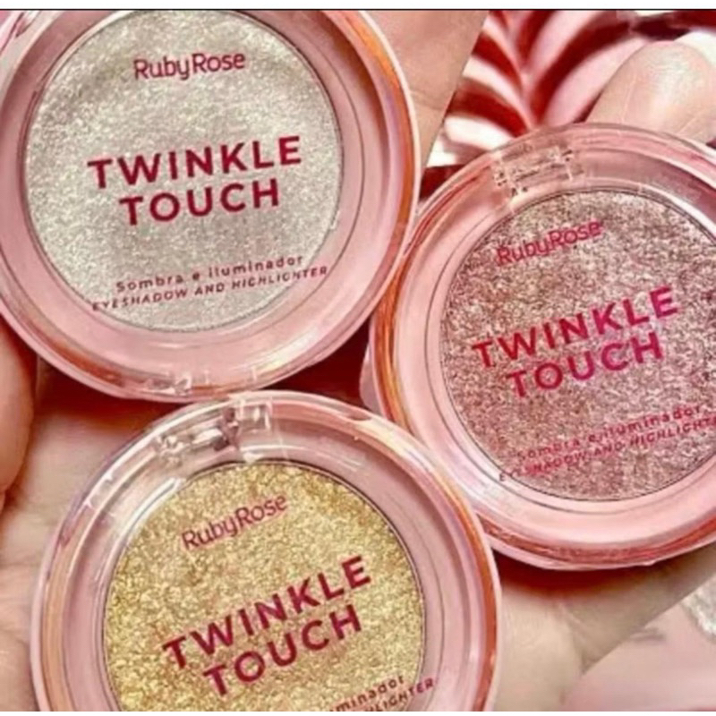 Sombra e Iluminador Twinkle Touch Linha Rosa by Ruby Rose