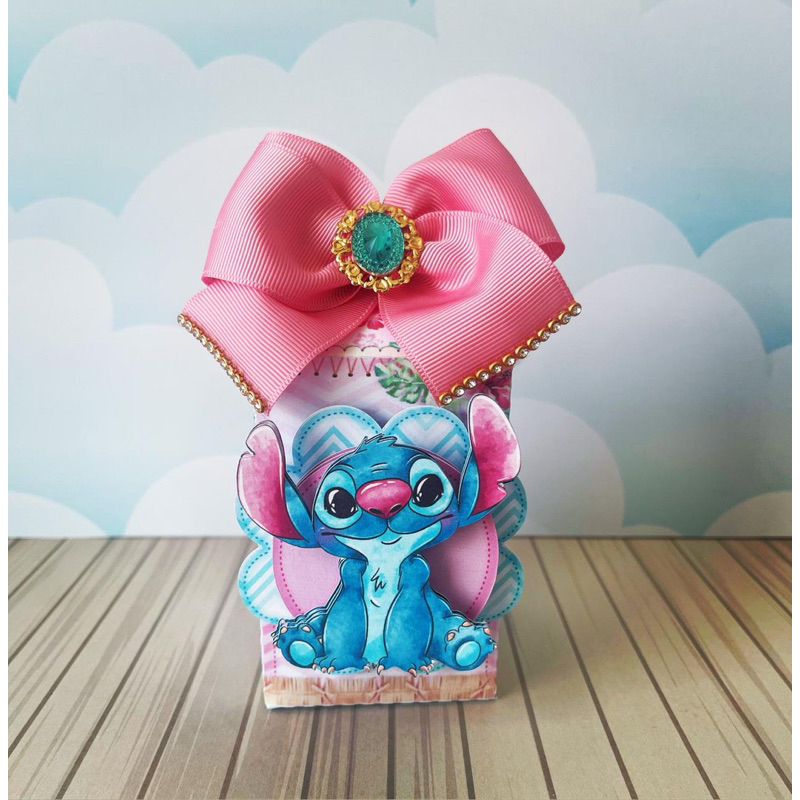 5 Caixa Milk Stitch Personalizada com Nome – Lembrancinha Festa Infantil