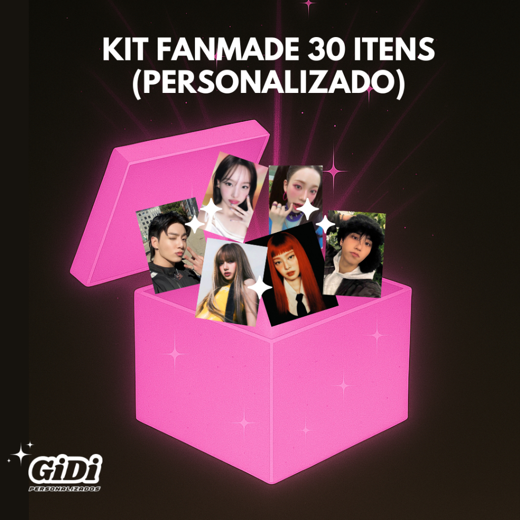 Kit Fanmade 30 itens personalizados - Photocards + Poster+ Mini fotos