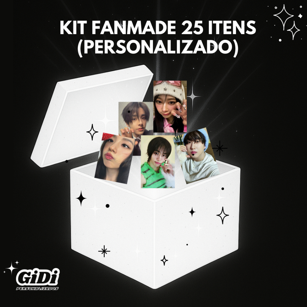 Kit Fanmade 25 itens personalizados  - Photocards + Poster + Mini fotos