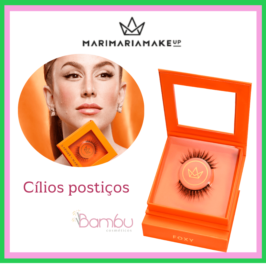 Mari Maria Makeup | Cílios Postiços Lashes Foxy – Drama, Glam e Naughty