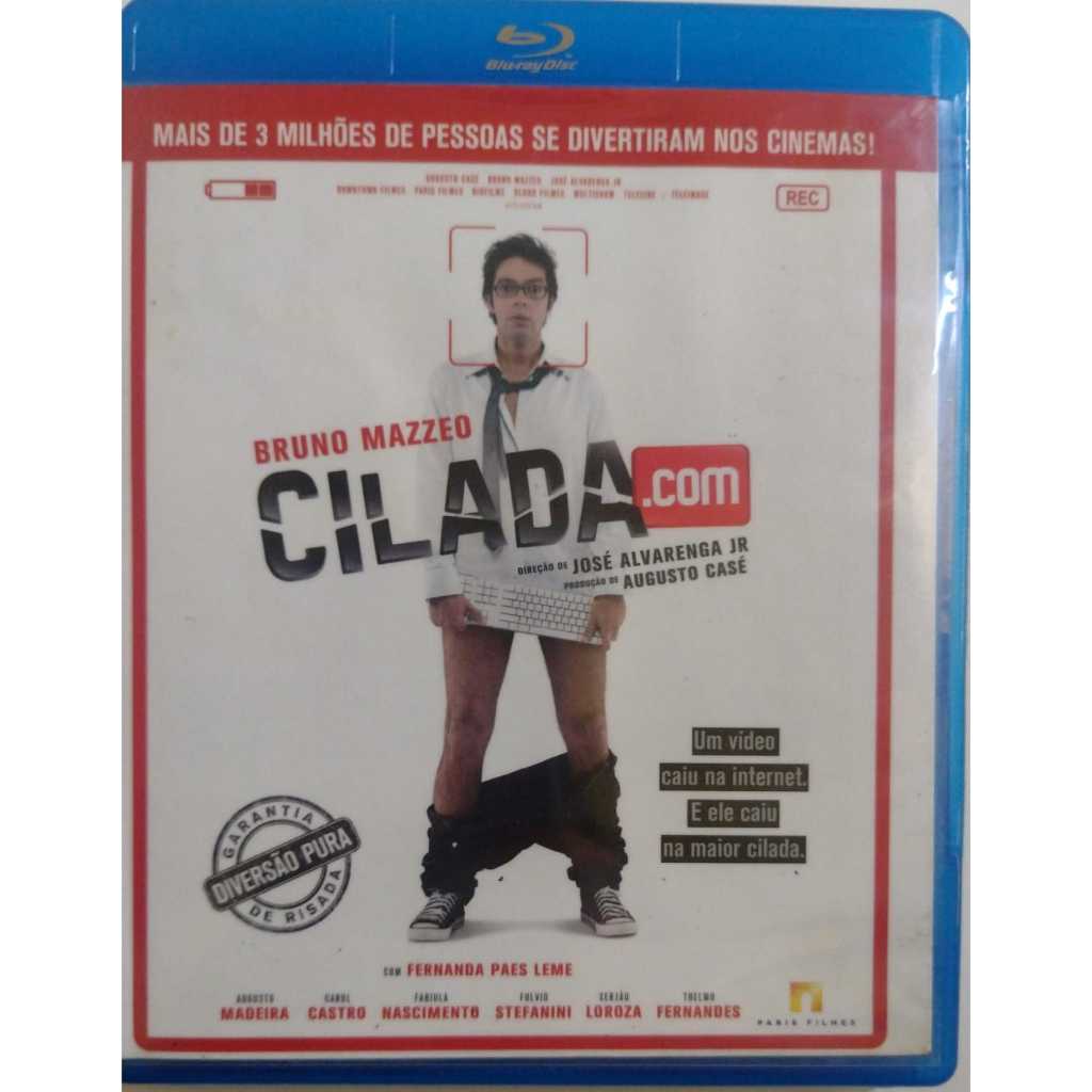 CILADA.COM BLU-RAY  BRUNO MAZZEO  FERNANDA PAES LEME
