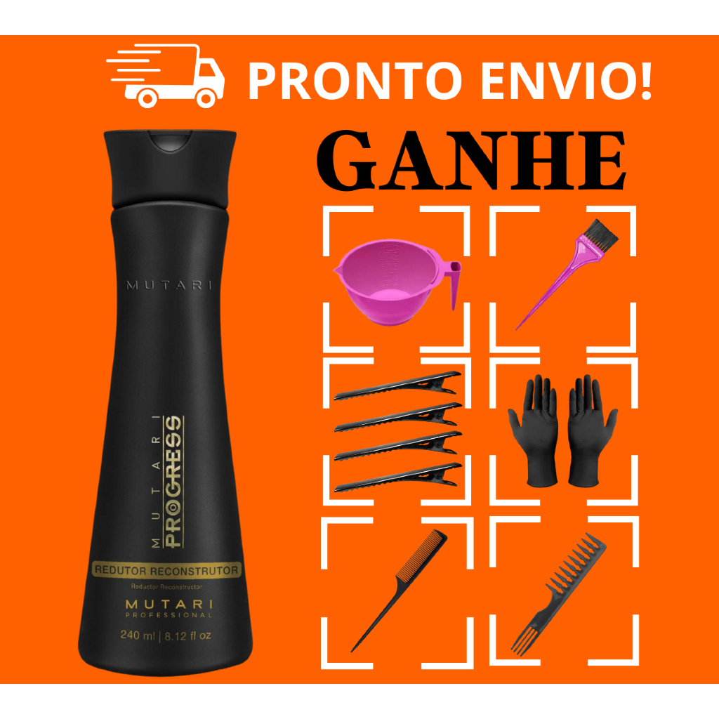 Redutor Reconstrutor Mutari Progress PROF - ESCOVA PROGRESSIVA sem formol 240ml