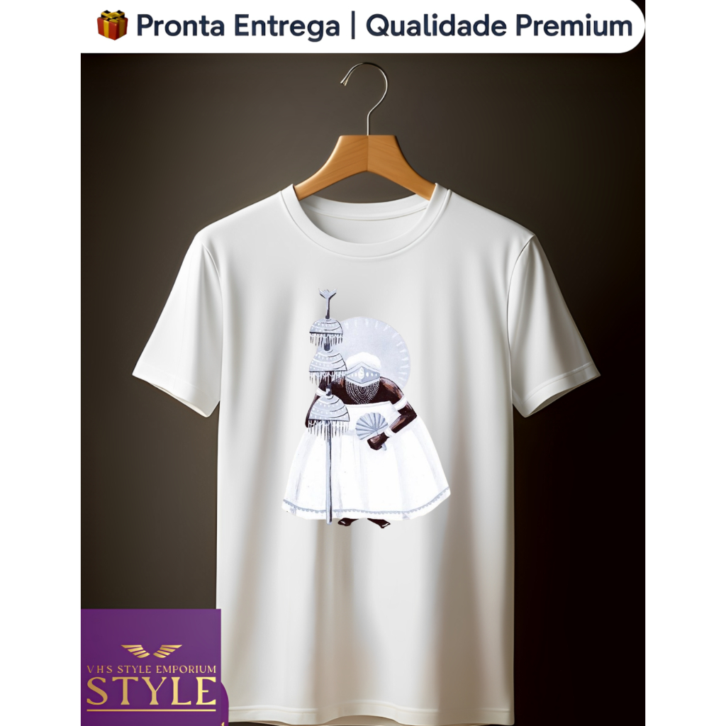 Camiseta Umbanda “Epa Babá Oxalá” ✨ | Axé, Candomblé & Espiritualidade – VHS Original