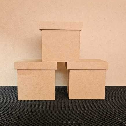 Caixa mdf Cru 10x10x10cm - Lembrancinhas, embalagem presentes madrinha padrinhos