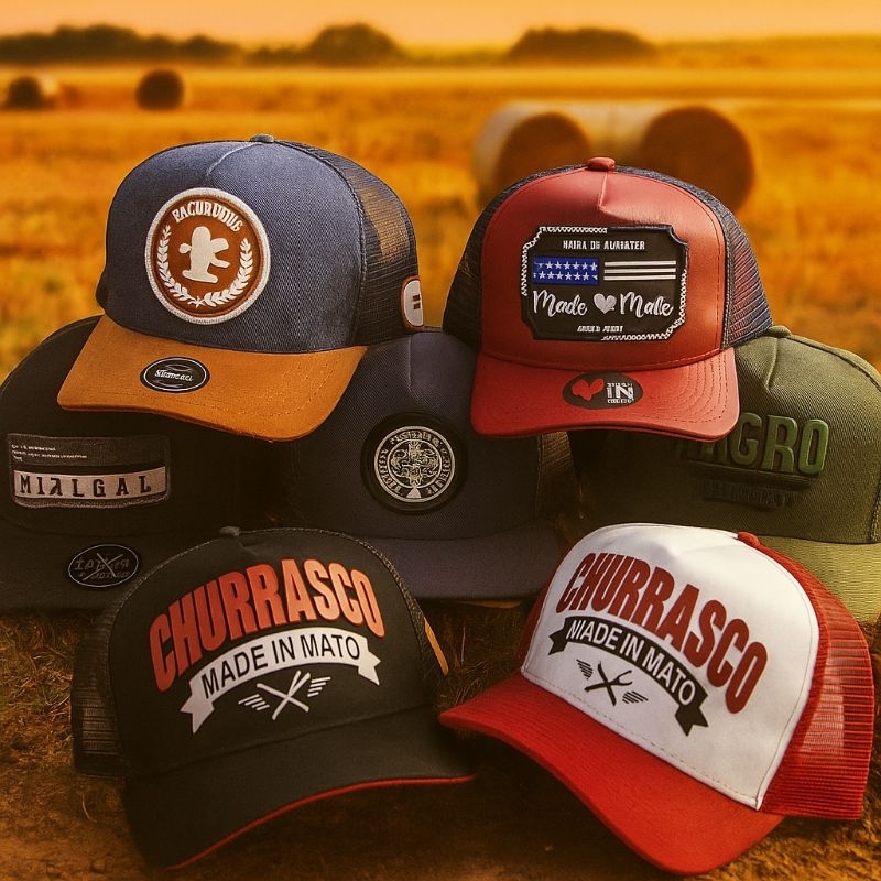 Boné Boina Chapeu Agro Vários Modelos