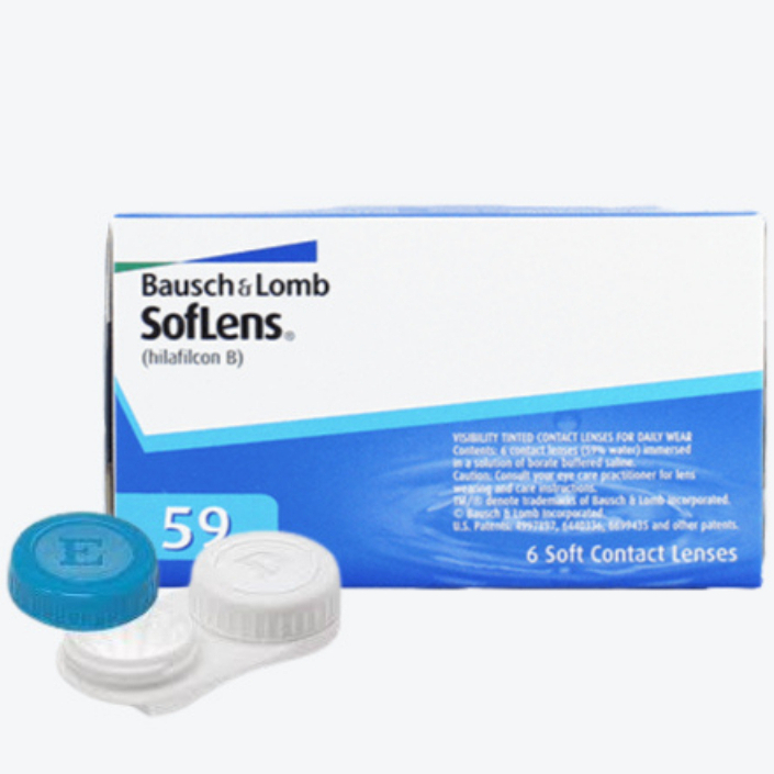 Lente De Contato Bausch + Lomb Soflens 59 para miopia e hipermetropia+ Solução