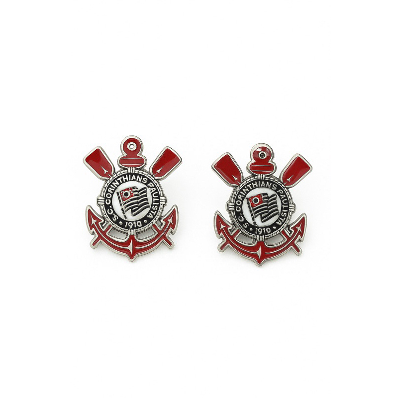 Piercing do Corinthians para Chinelo  – Kit 1 Par Pingente Enfeite Luxo em Oferta na Shopee