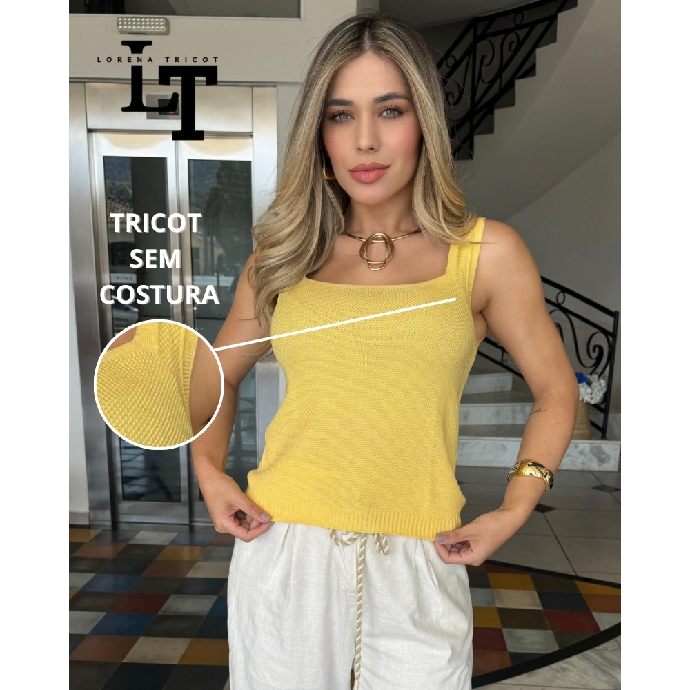 Regata Feminina Canelada Elegante e Sofisticada para Trabalho