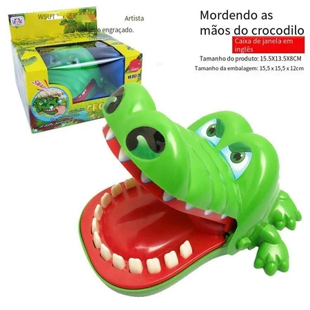 Jogo de desafio de brinquedo de crocodilo, dinossauro e rato para morder os dedos Jogo de desafio de brinquedo de crocodilo, dinossauro e rato para morder os dedos