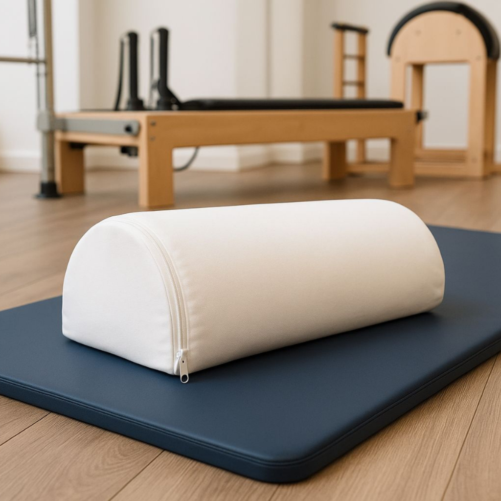 Rolo posicionador meia lua ortopédico fisioterapia exercício massagem com capa removível em Oferta na Shopee