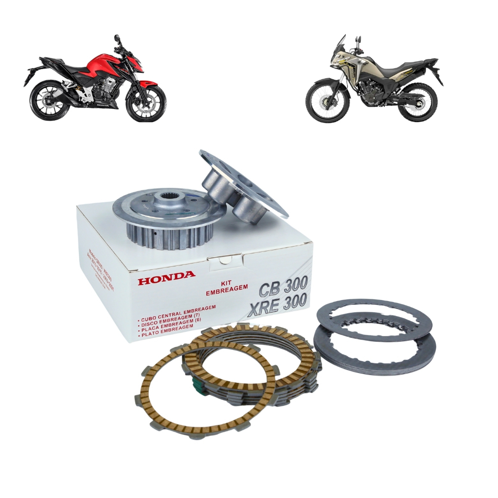 Kit De Embreagem Cb300 Xre 300 Original Honda