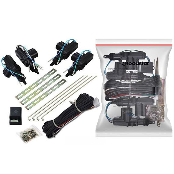 Kit Travas Eletrica 4 Portas Universal Mono Serventia Rs04br em Oferta na Shopee