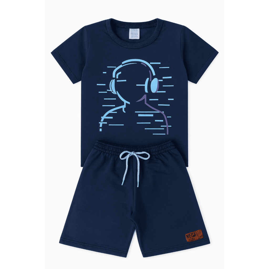 Conjunto Infantil e Juvenil Menino Masculino 2 ao 14 - Pronta Entrega