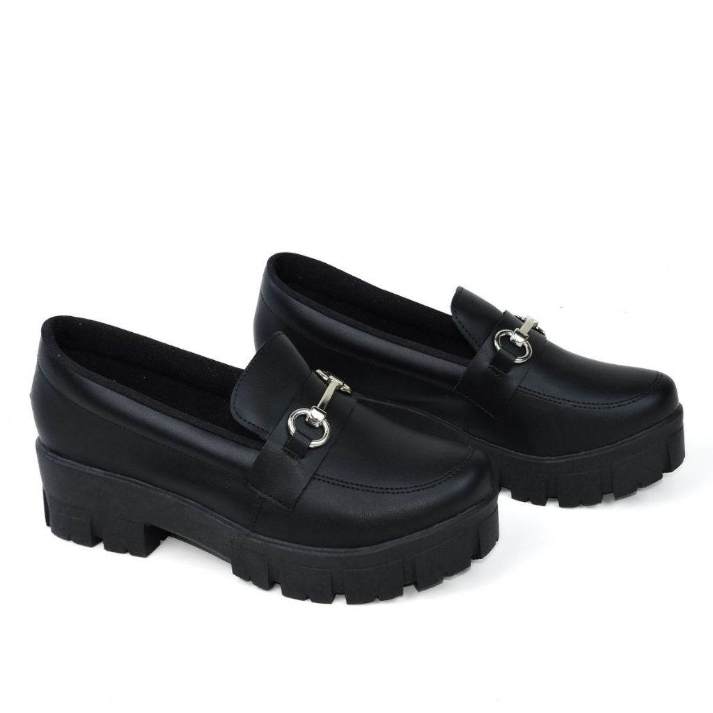 Mocassim Feminino Sapato Social Solado expandido Casual Cores