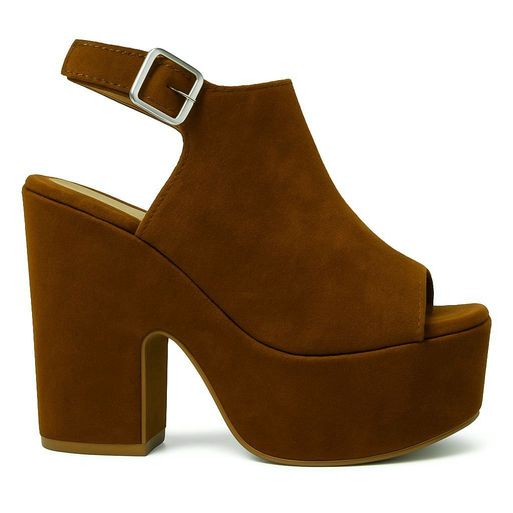 Sandália Feminina Salto Alto Grosso Open Boot Confortável Fechada Moda Blogueira Estilo Bota