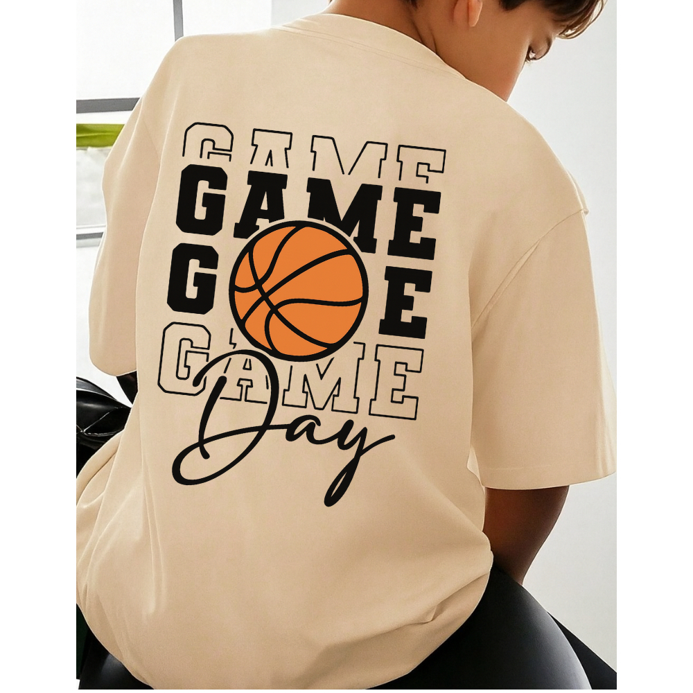 Camiseta Algodão Infantil Estampada Masculino Game Day Basquete 311 Jogos Presentes Dia das Crianças Shopping