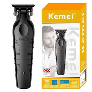 Maquina de Cortar Cabelo Aparador de Barba Kemei 2299 Profissional Eletrica Sem Fio Acabamento em Oferta na Shopee